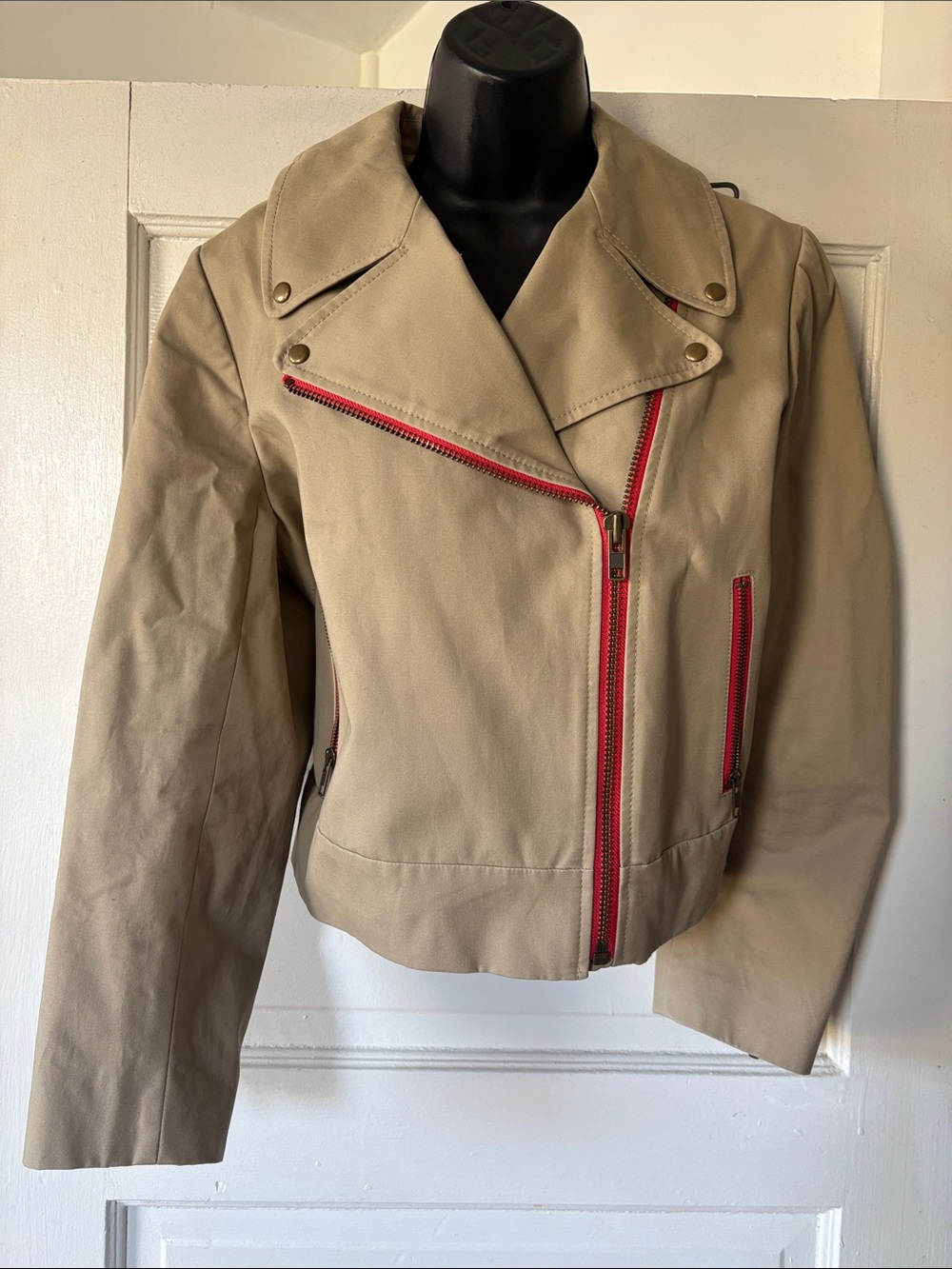 J.Crew Beige Women's Cropped Trench Coat
